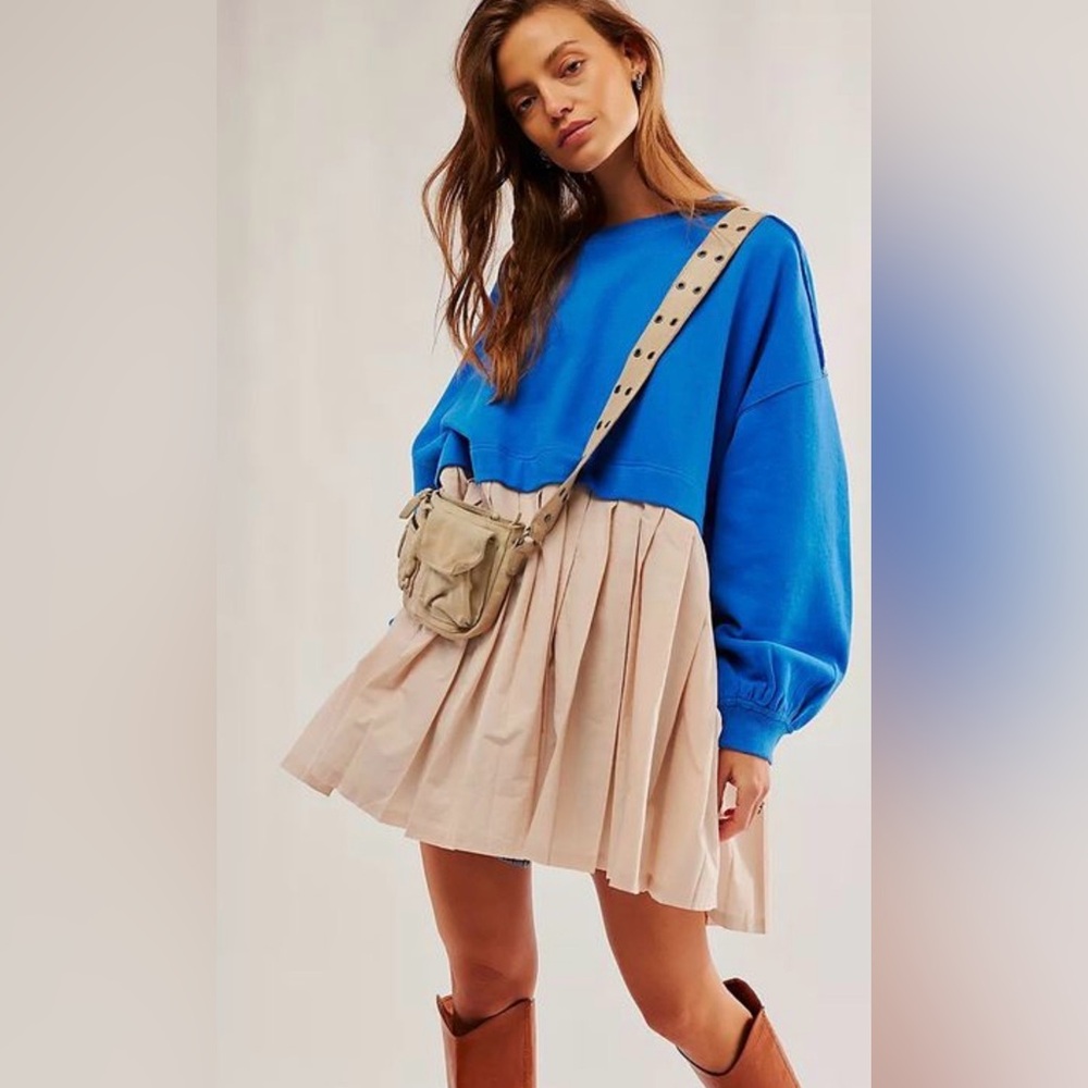 FP5  Free People Eleanor Sweatshirt Dress